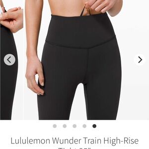 Lululemon Wunder Train High-Rise size 6